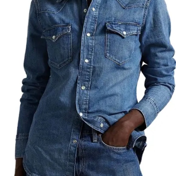 Diesel Blue Denim Jean Jacket with Contrast Stitching - Picture 3 of 4